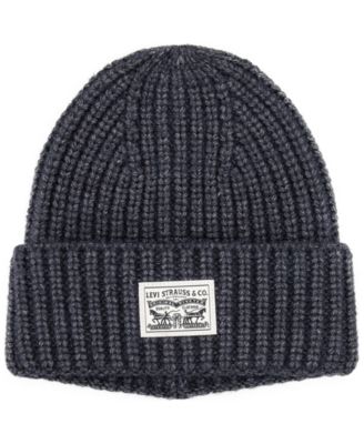Men's Heathered Rib Knit Fashion Beanie