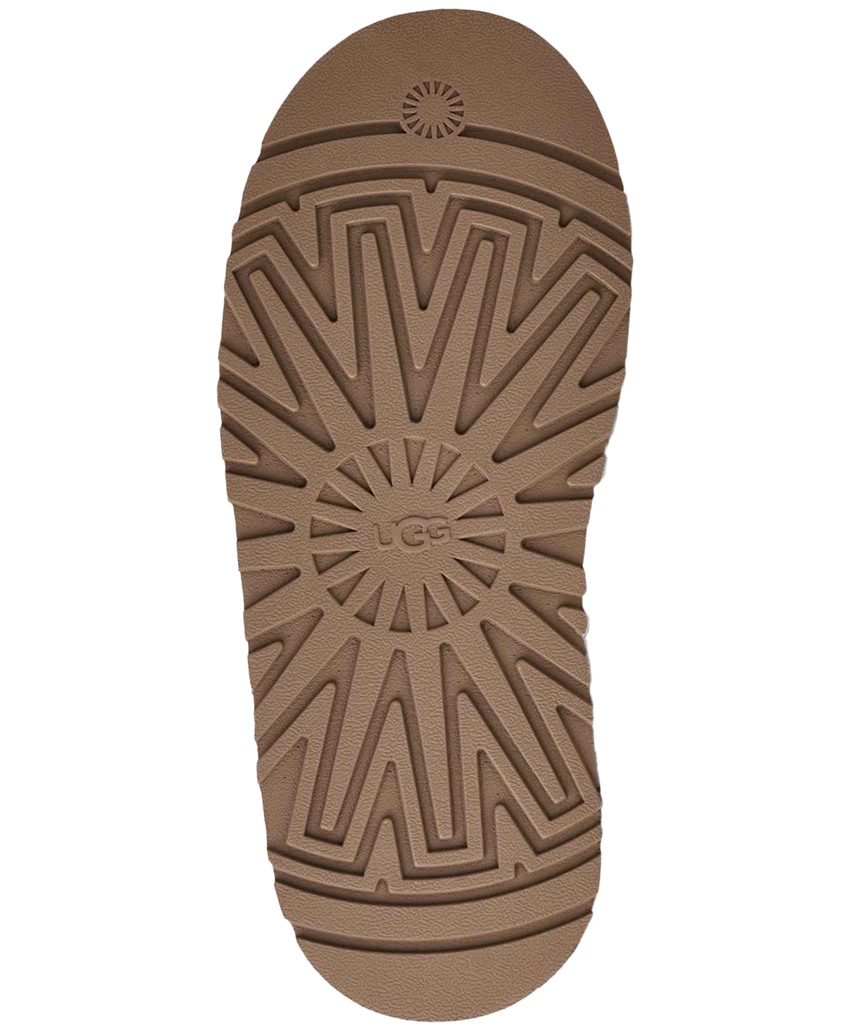 Ugg Tazz Womens Embroidered Slip On Slide Slippers In Brown