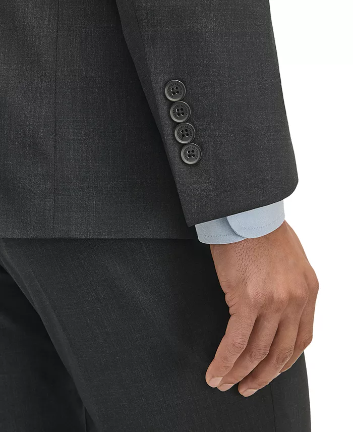 Men's Classic-Fit Stretch Wool Blend Suit Separates Jacket - thumbnail 10