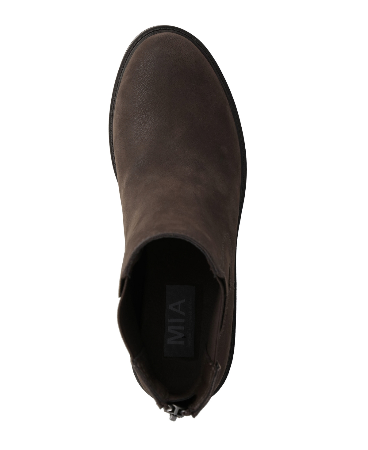 Mia Women's Sefi Chelsea Lug Sole Booties In Brown