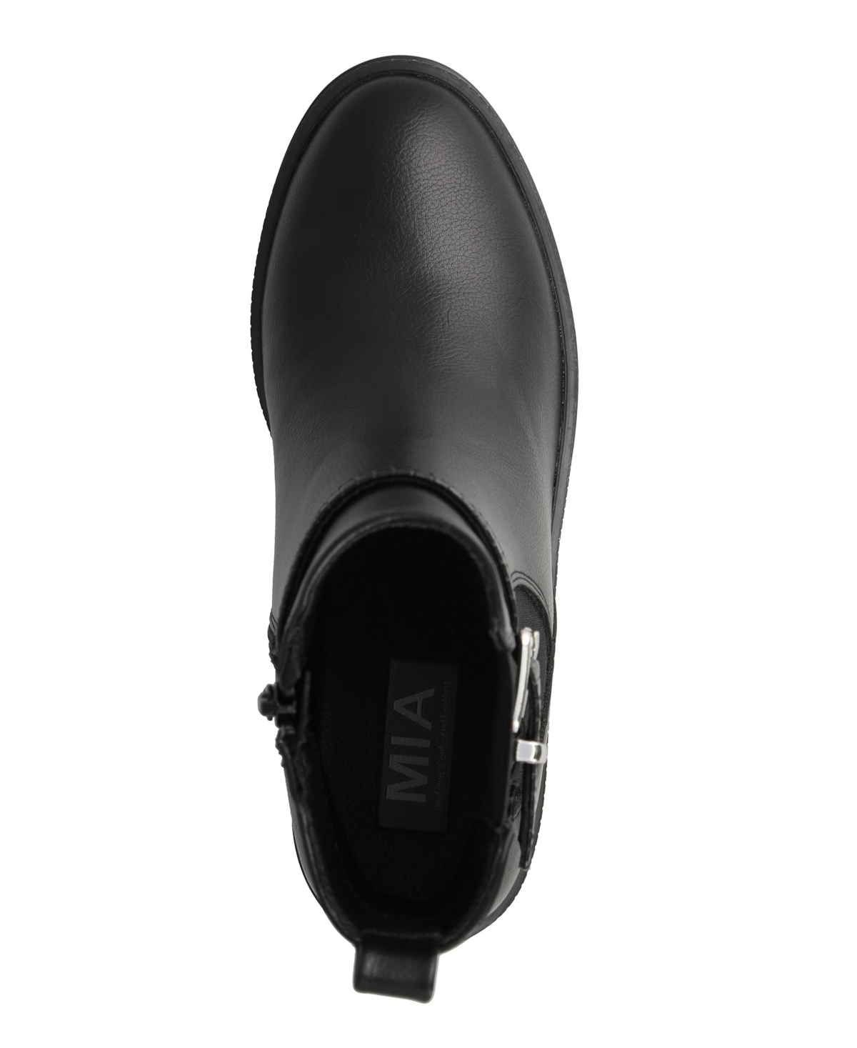 Mia Elis Block Heel Boot In Black