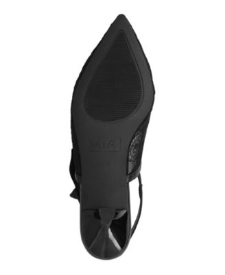 Women's Naida Slingback Kitten Heel Mesh Pumps