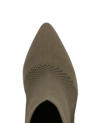 Women's Pamilla Pointed Toe Knit Dress Booties