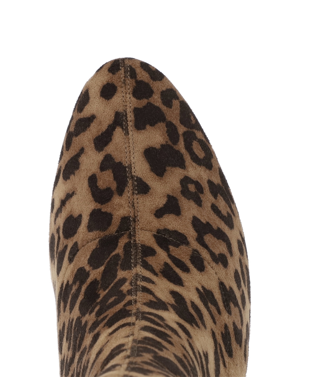 Mia Women's Thiva Block Heel Pointed Toe Dress Booties In Animal Print