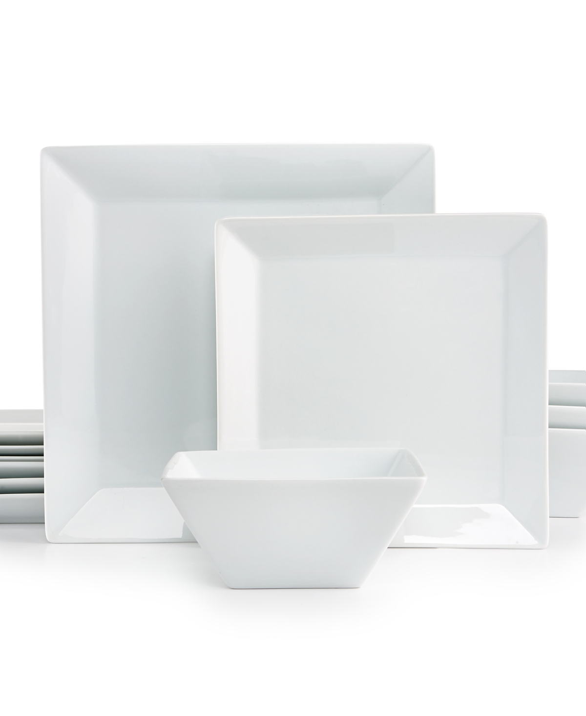 12 Pc. Square Dinnerware Set, Service for 4, Created for Macy's