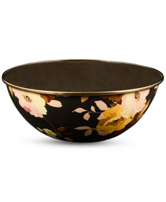 MacKenzie-Childs - Wild Rose Brown Medium Everyday Bowl