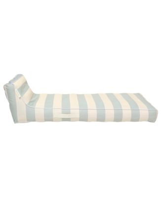 Luxe Lie-On Lounger: Lazy Days - Blue Stripe