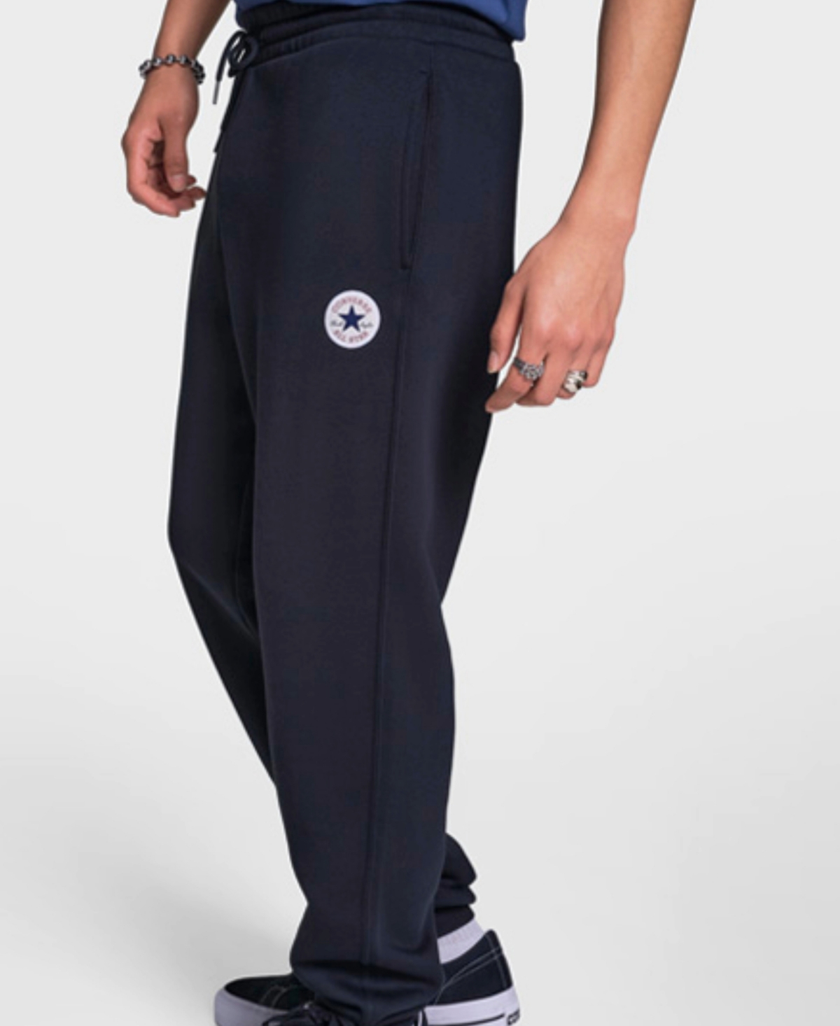 Converse Men's Standard Fit Core Chuck Jogger Pants In Black