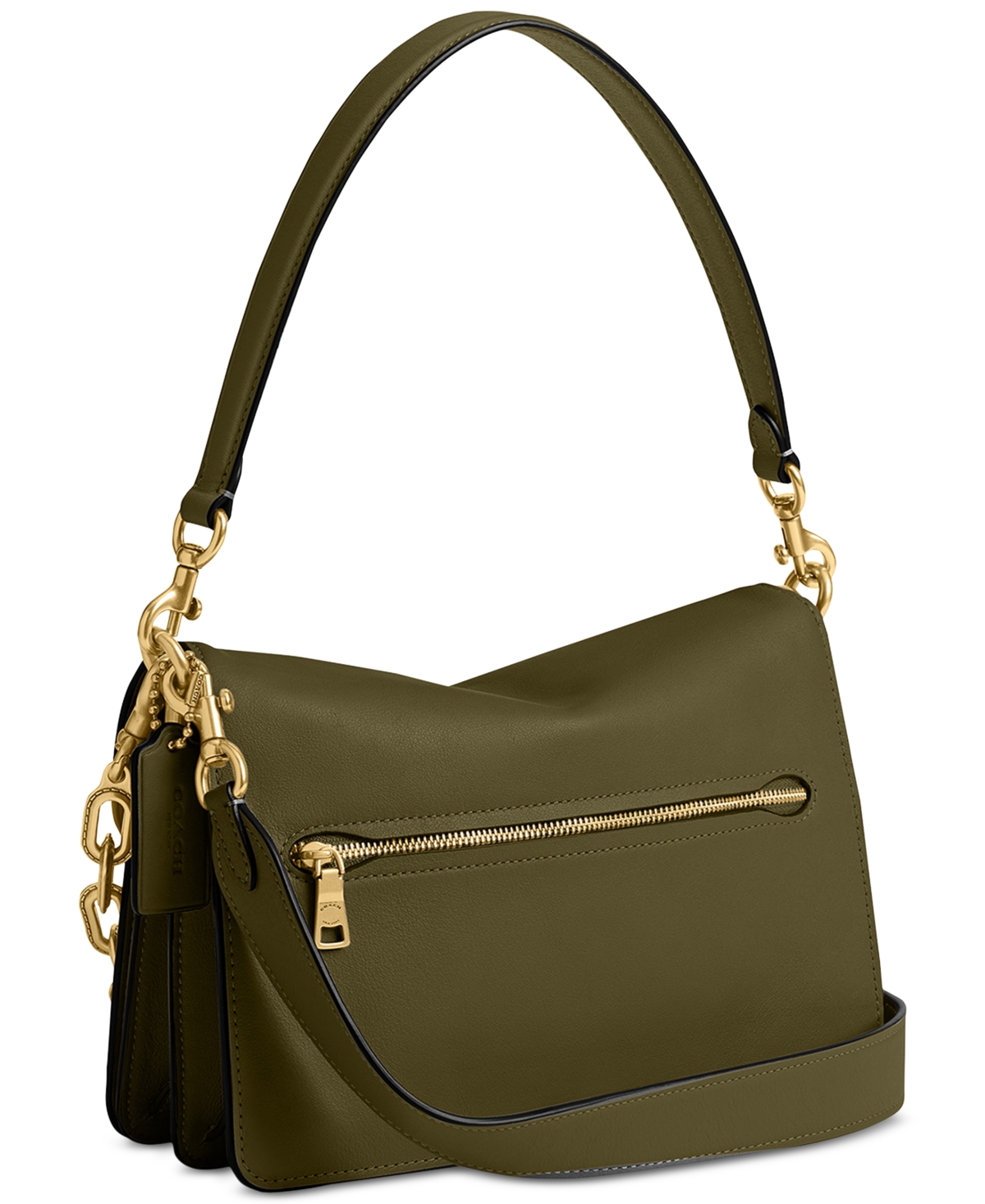 Coach Chain Tabby Leather Small Shoulder Bag