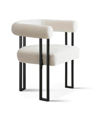 3-Piece Dining Set – 35" Round Table with 2 Armrest Chairs, Compact Space-Saving Furniture for Modern Kitchen Nooks