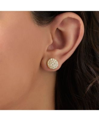 Heart Circle Stud Earring Set