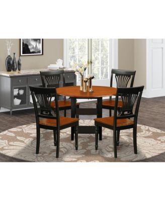 Dining Room Set Black & Cherry