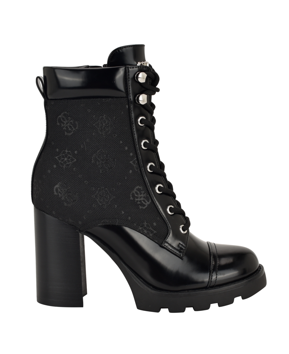 Guess Nellsan Lug Sole Bootie In Black
