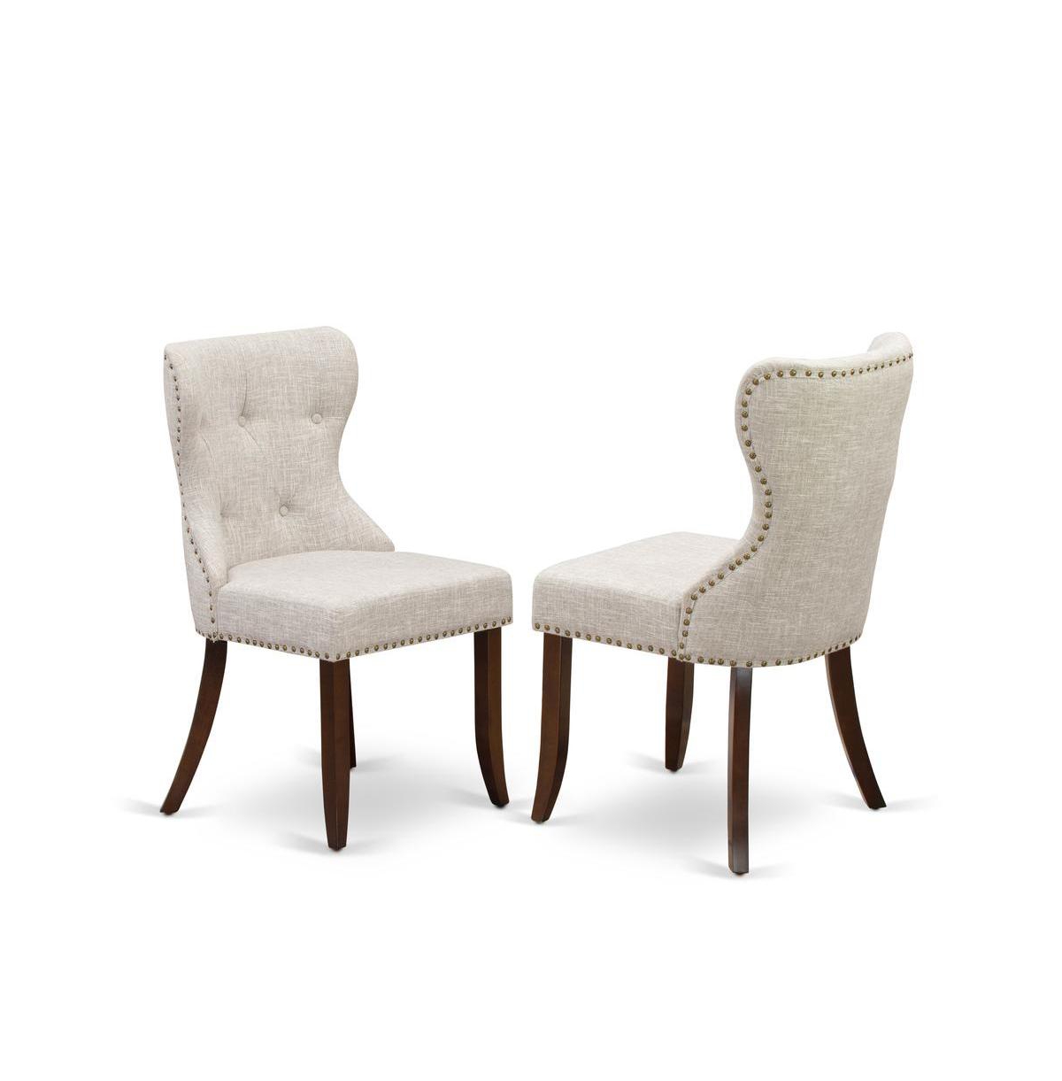 East West Furniture 3 Piece Modern Dining Table Set