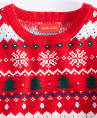 Girls Fair Isle Sweater, Macy's Exclusive