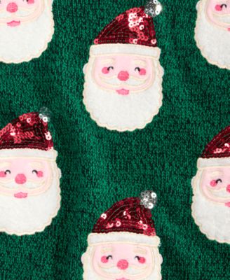 Petite Smiling Santas Sweater, Macy's Exclusive