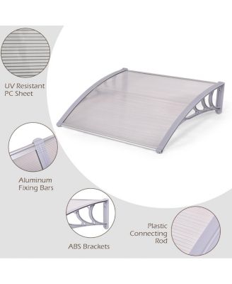 40''x 40'' Window Awning Door Canopy Outdoor Front Door