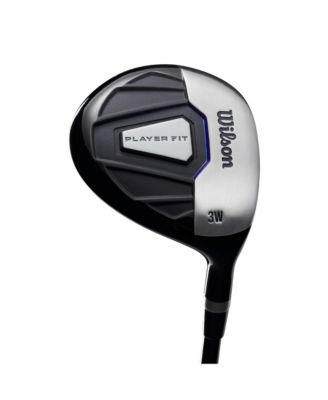 Player Fit Mens Right Hand Steel Complete Stand Golf Set - Standard / Stiff / Black/Blue/Wht