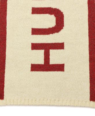 Metallic Rib Logo Scarf
