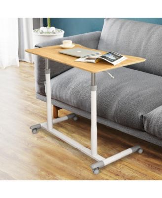 Height Adjustable Computer Desk Sit to Stand Rolling Notebook Table