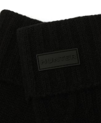 Cuffed Cable-Knit Gloves