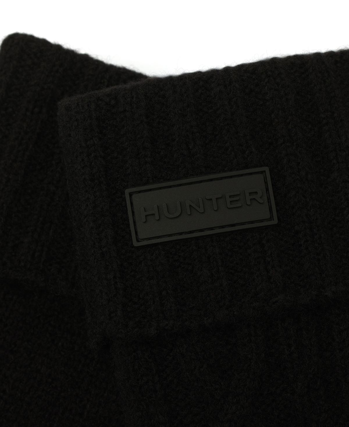 Hunter Cuffed Cable-Knit Gloves