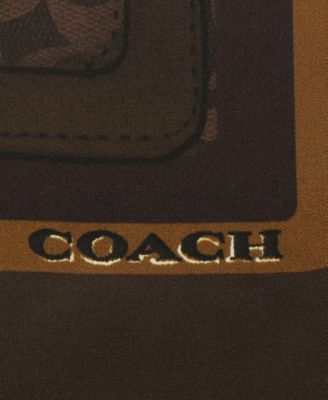 Stacked Handbag Printed Silk Scarf