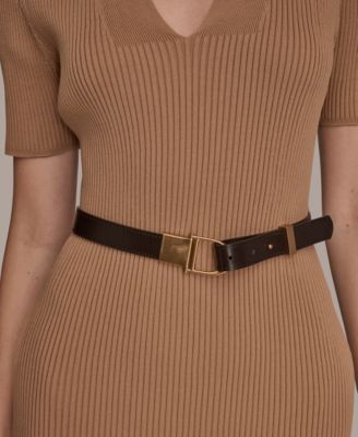 Women's Knit Short Sleeve Midi Dress