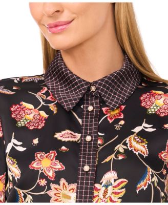 Women's Long Sleeve Button Down Shirt