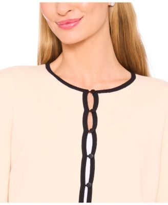 Women's Patch Pocket Tipping Cardigan Sweater