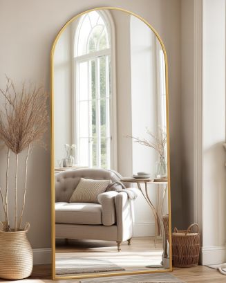 Antok Full Length Mirror, 58"x18" Floor Mirror