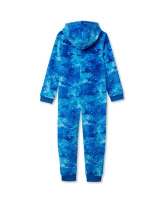 Kids Hooded Plush Onesie