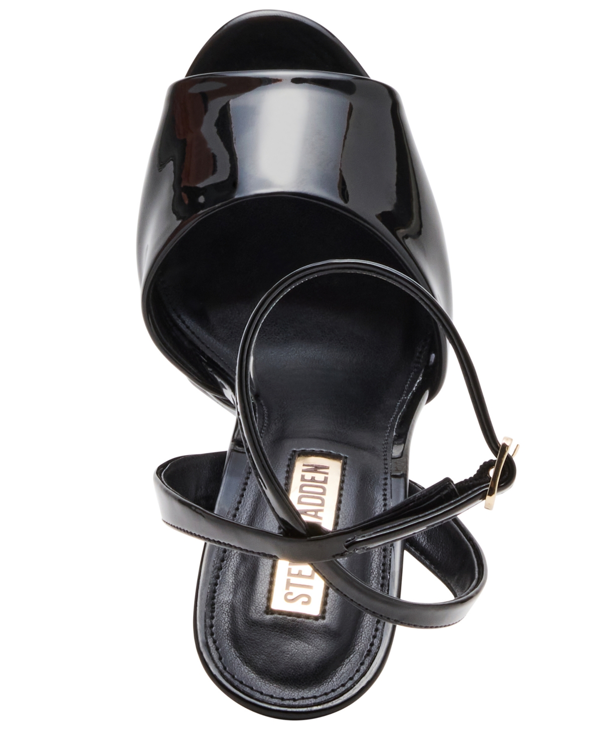 Steve Madden Jezzica Platform Peep-toe High-heel Dress Sandals In Black