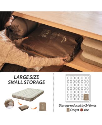 1/2/3 Person Self-Inflating Camping Air Mattresses,3 sizes Thick-Portable Lightweight Unmute-Sleeping Mat with Built-in Inflation Pump