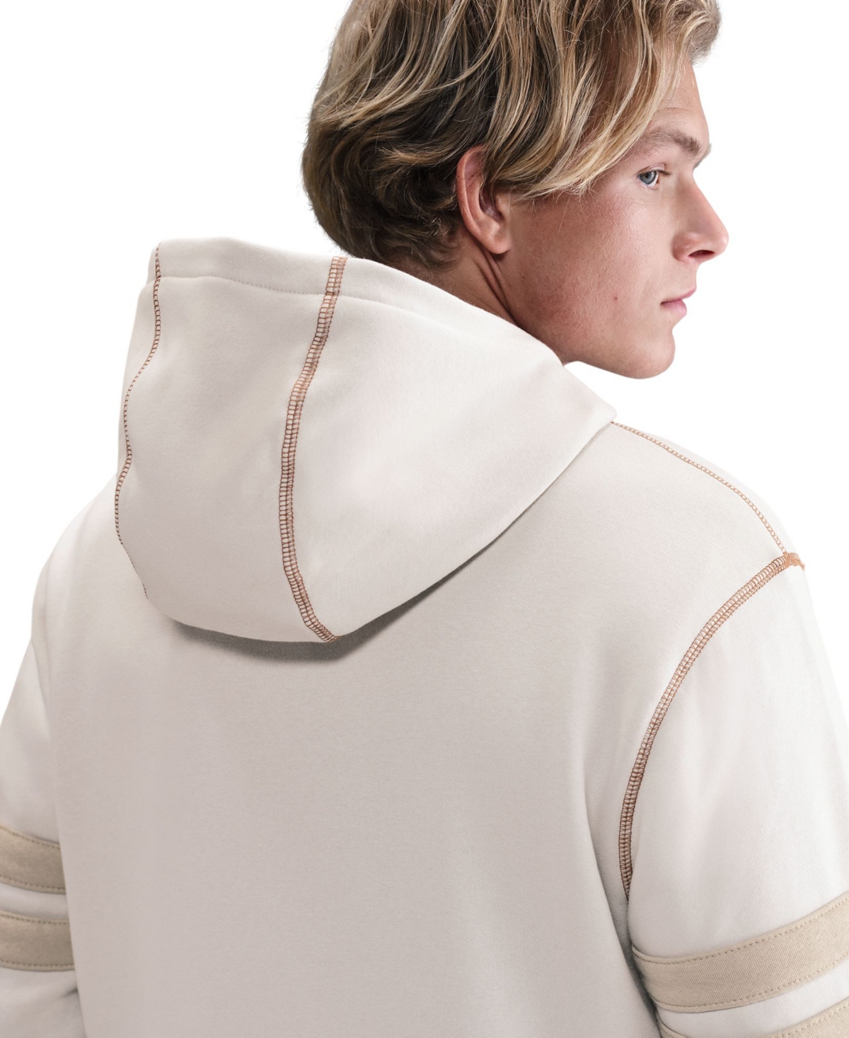 Nike Men's Club Fleece Pullover Hoodie In White