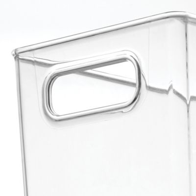 Pantry Storage Bin with Handles - Clear - Made in USA