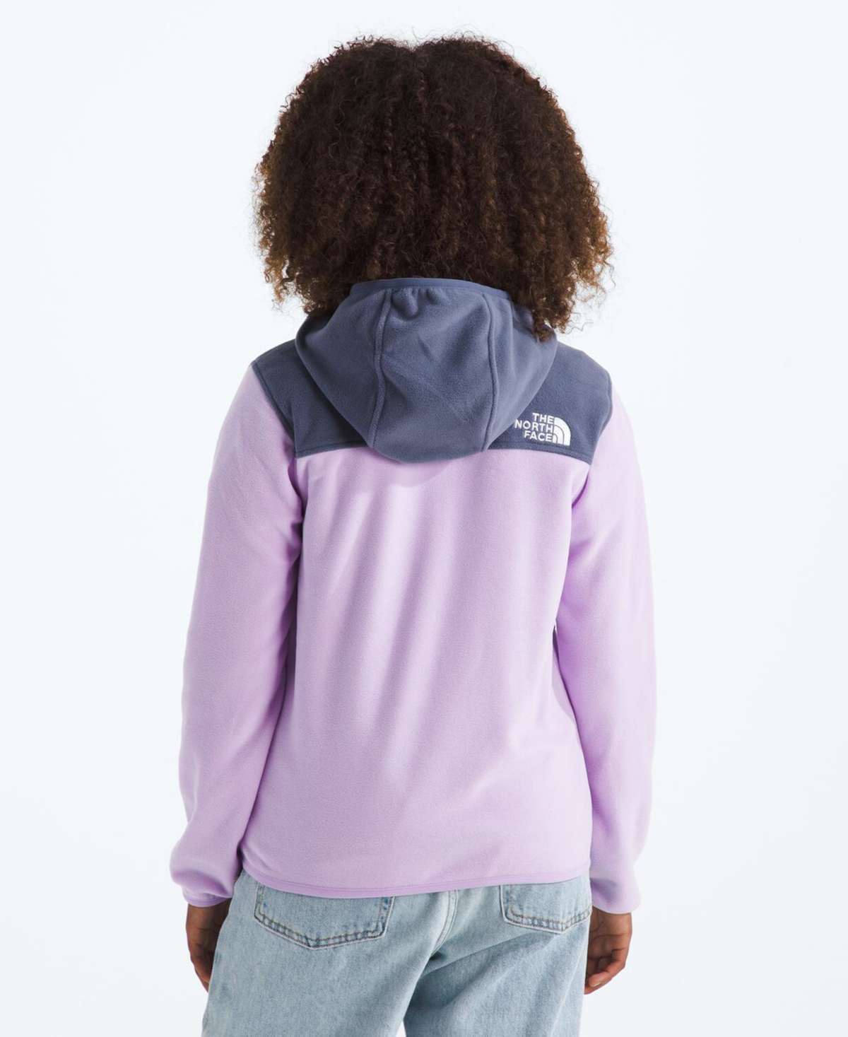 The North Face Big Girls Lightweight Glacier Full Zip Hoodie In Blue
