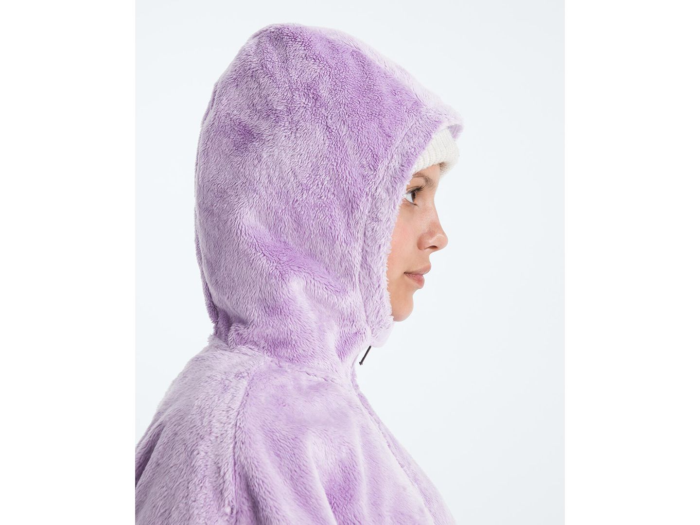Худи The North Face Osito Full Zip для девочек, цвет: Сиреневый — фото 4