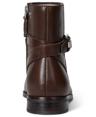 Women's Brooke II Stacked Leather Heel Booties