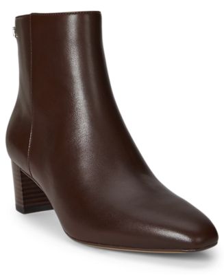Ralph Lauren レザー Marleigh Burnished Leather Bootie Lauren Ralph Lauren Women's Demi Burnished Leather Booties