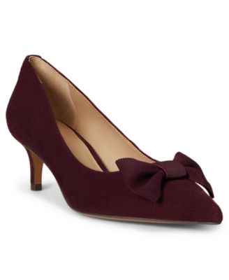 Women's Adrienne Suede Bow Pumps