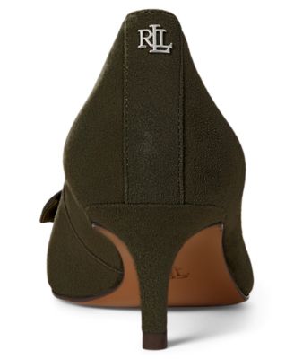 Women's Adrienne Suede Bow Pumps