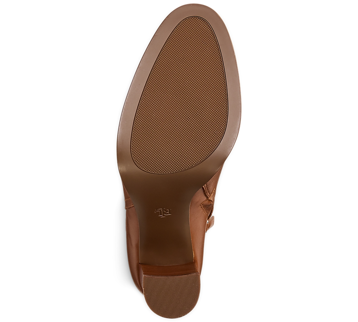 Ralph Lauren Tasha Calfskin Bootie Heel In Multi