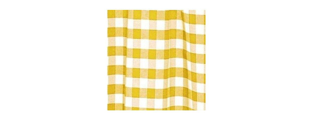 GoodGram Buffalo Check Gingham Custom Window Curtain Treatments
