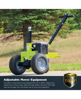 TMD-35ETD8 Adjustable 3500 Lbs Capacity Electric Trailer Dolly, Green