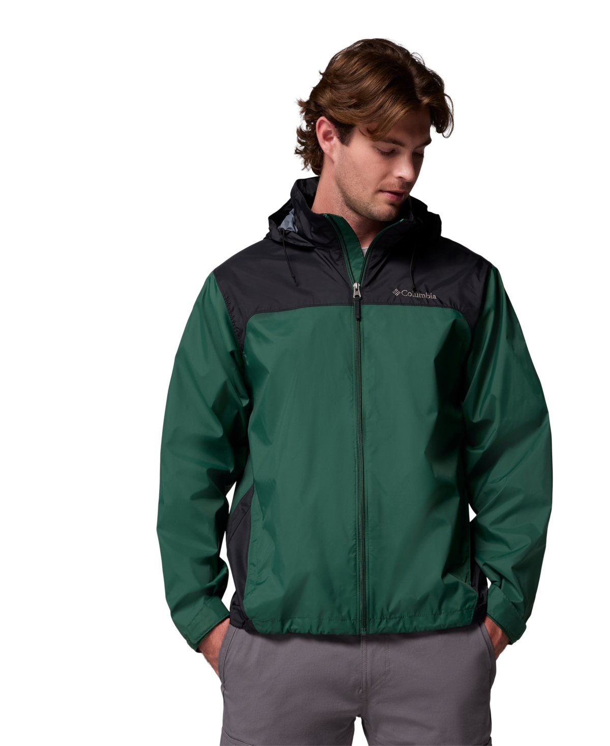 Columbia Men's Glennaker Lake Rain Jacket In Green