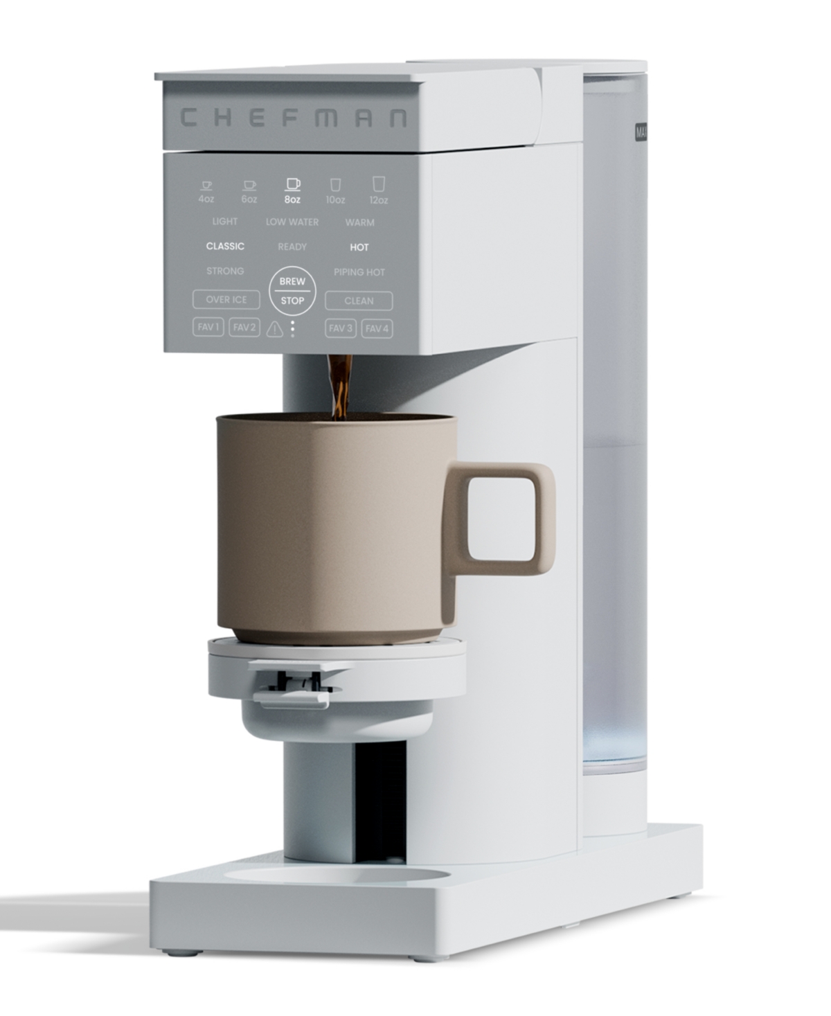 Chefman Caffeinator Coffee Maker In White