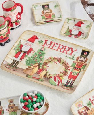Nutcracker Parade Rectangular Platter