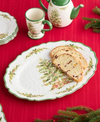 Holly Tree Melamine 2-Pc. Serving Platters