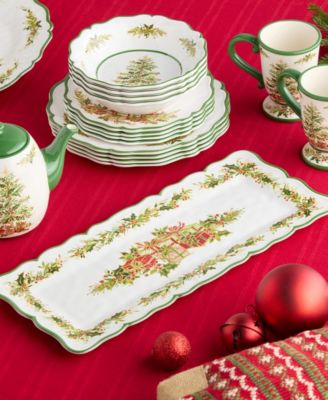Holly Tree Melamine 2-Pc. Appetizer Set
